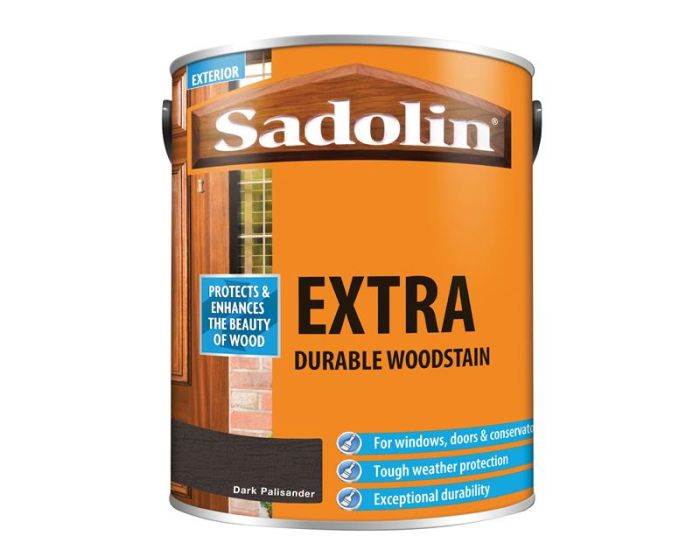 Sadolin 5028549 Extra Durable Woodstain Dark Palisander 5 Litre