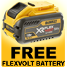 Dewalt DCS7485T2 54v XR FlexVolt Portable Table Saw Cordless 2 x 6.0ah Batteries