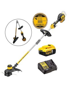 Dewalt DCM561P1S 18v XR Brushless Grass Trimmer Shaft 1 x 5.0ah + Extra Line