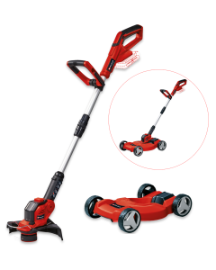 Einhell 18v Cordless 3 in 1 Mower & Strimmer Deck 28cm GE-CT 18/28 Li TC-Solo