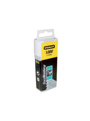 STANLEY 1-CT308T Flat Narrow Crown Staples 12mm CT308T (Pack 1000) STA1CT308T