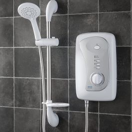 Triton Martinique 10.5Kw Satin Chrome Electric Shower - RP Topaz T100 ...