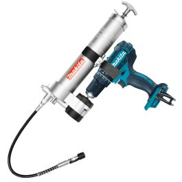 Makita 18v LXT Grease Gun Attachment with DHP482 2 Speed Cordless