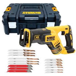 Dewalt DCS367N 18v XR Compact Brushless Reciprocating Saw Bare Tstak 15 Blades Buyaparcel