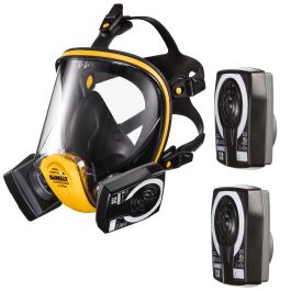 Dewalt P3 Filter Full Face Dust Mask Respirator Large + Extra P3 ...