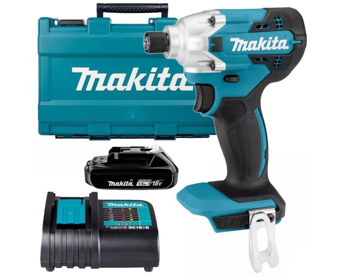 Makita DTD156 18v Cordless Impact Driver LXT Lithium 1.5ah Battery Charger Buyaparcel