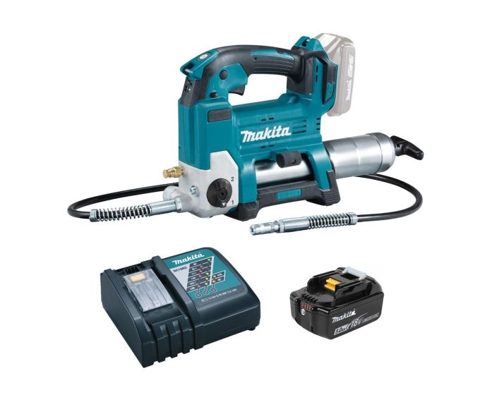 Makita DGP180RT 18v LXT Cordless Grease Gun + 5.0Ah Battery + Charger ...