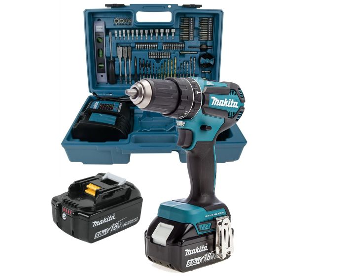 Makita brushless 2024 combi drill set