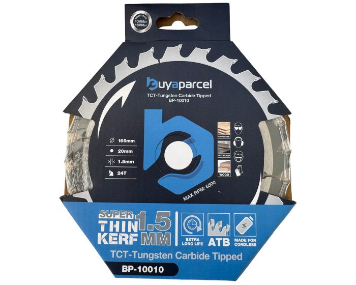 Trade Pro Circular Saw Blade 165 X 20 24 Teeth Fits Dewalt DCS565 DCS391 DCS390 Buyaparcel