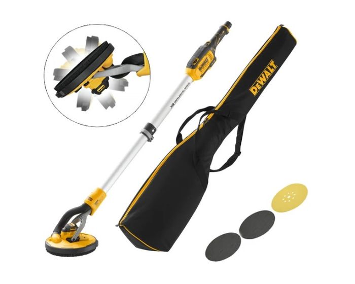 Dewalt DCE800N 18v XR Brushless Drywall Wall Sander 225mm 9 Sheets Body Only Buyaparcel