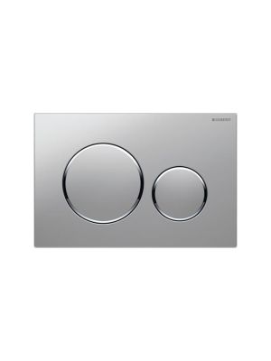 Geberit 115.882.JQ.1 SIGMA20 Dual Flush Gloss Chrome Plated Matt Coated Flush 