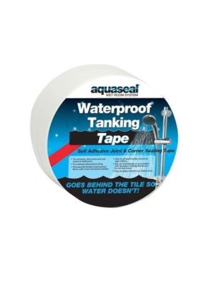 Everbuild Aquaseal Wet Room Kit Joint Corner Tape Waterproof Sealing Tanking 20M