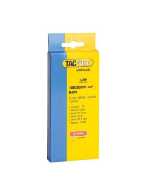 Tacwise 0360 18G 20mm Brad Nails Galvanised 1000 Pack - DGN50V 181 191 Ranger