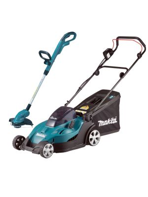 Makita DLM431Z Twin 18v / 36v LXT Cordless 43cm Lawn Mower + DUR181 Strimmer