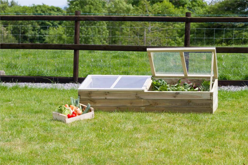 Greenhouses & Cold Frames Zest 4 Leisure Large Wooden Cold Frame ...